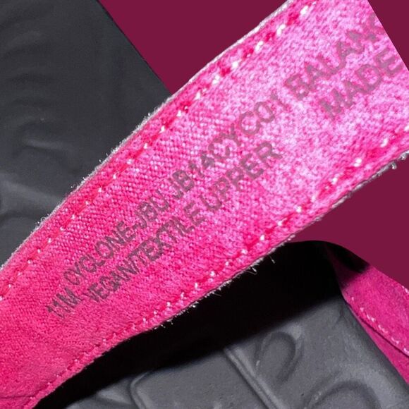 Jambu JBU Cyclone Flat Black/Pink Slip On Flip Flops Sandal Size 11 - Picture 5 of 12